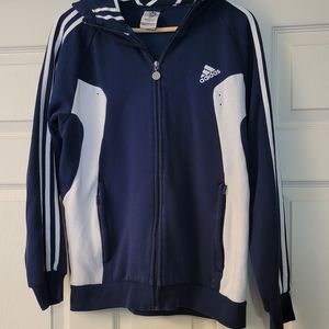 Vintage Adidas navy hoodie